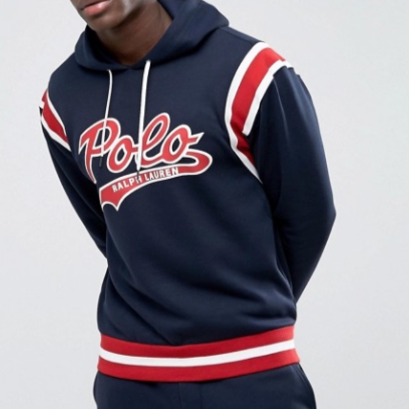 ralph lauren double knit graphic sweatshirt